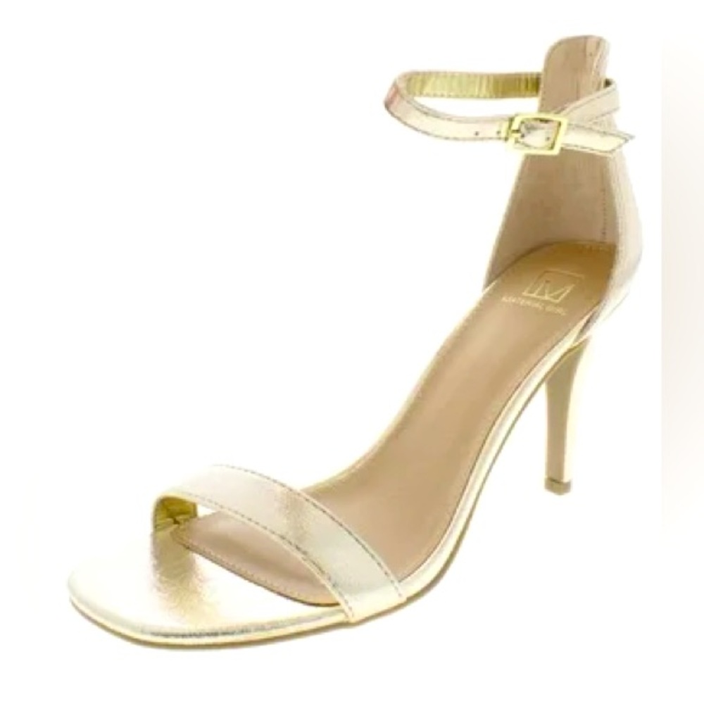Strappy Gold Heels